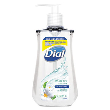 Dial® Antibacterial Liquid Soap, White Tea, 7.5 Oz Pump Bottle, 12-carton freeshipping - TVN Wholesale